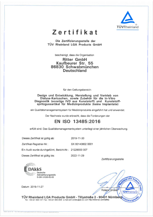Zertifikate Ritter Online